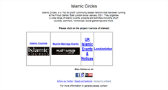 Desktop Screenshot of islamiccircles.org